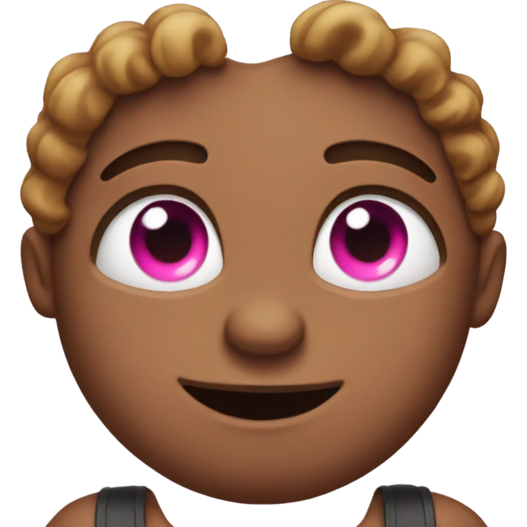 In love emoji with pink heart shaped eyes  emoji