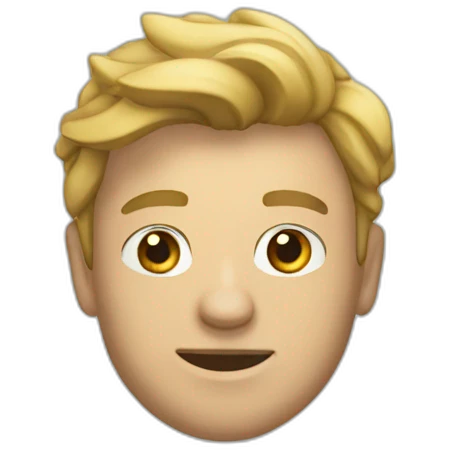 Un homme poisson qui fait du cheval emoji