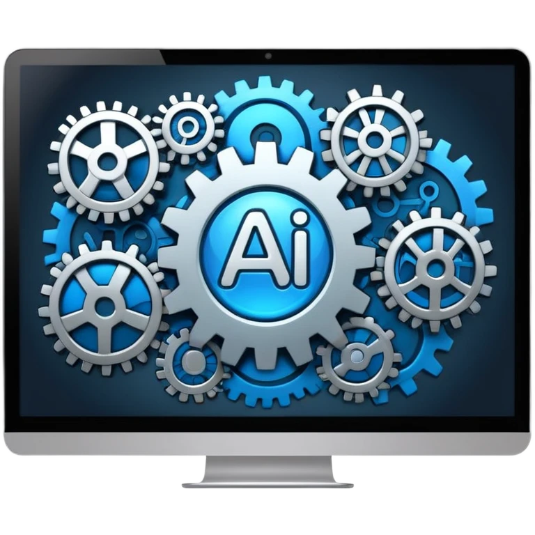 make me a emoji for the term "machine learning" in AI emoji