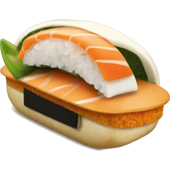 A sushi taco  emoji