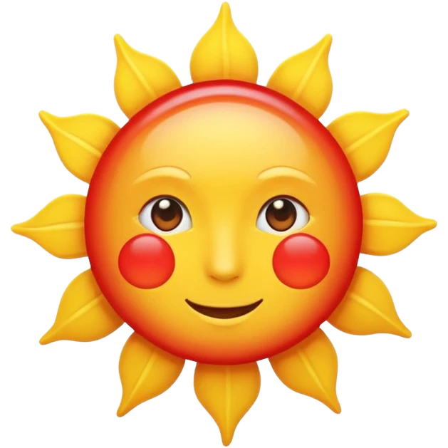 ⚪️☀️🔴 emoji