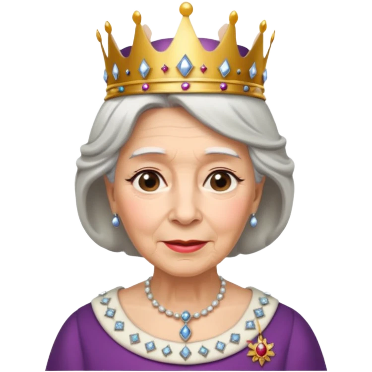 Elizabeth la reine d’Angleterre vielle  emoji