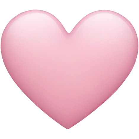 light pink heart emoji