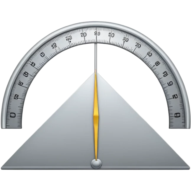 emoji measuring an angle emoji