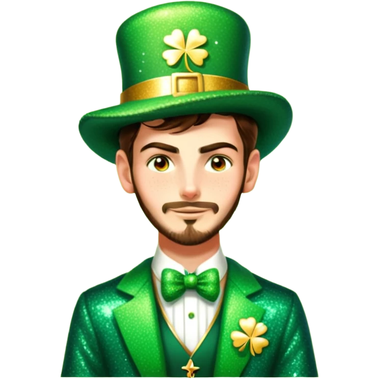Sparkling Leprechaun emoji