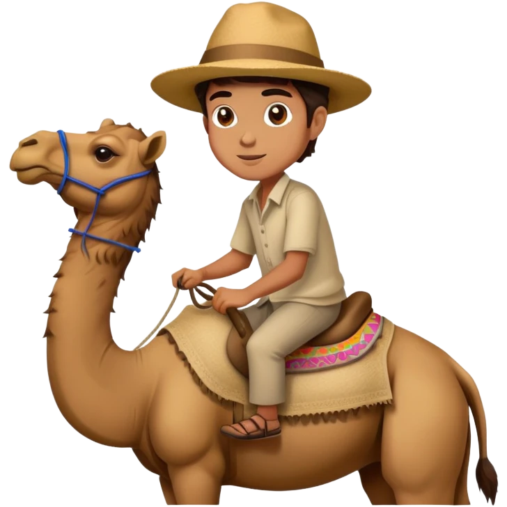 Me riding a camel emoji
