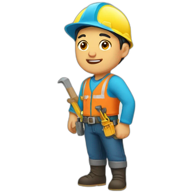 kazakh builder emoji