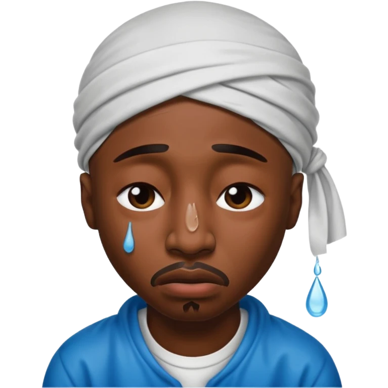 tupac, crying, fat emoji