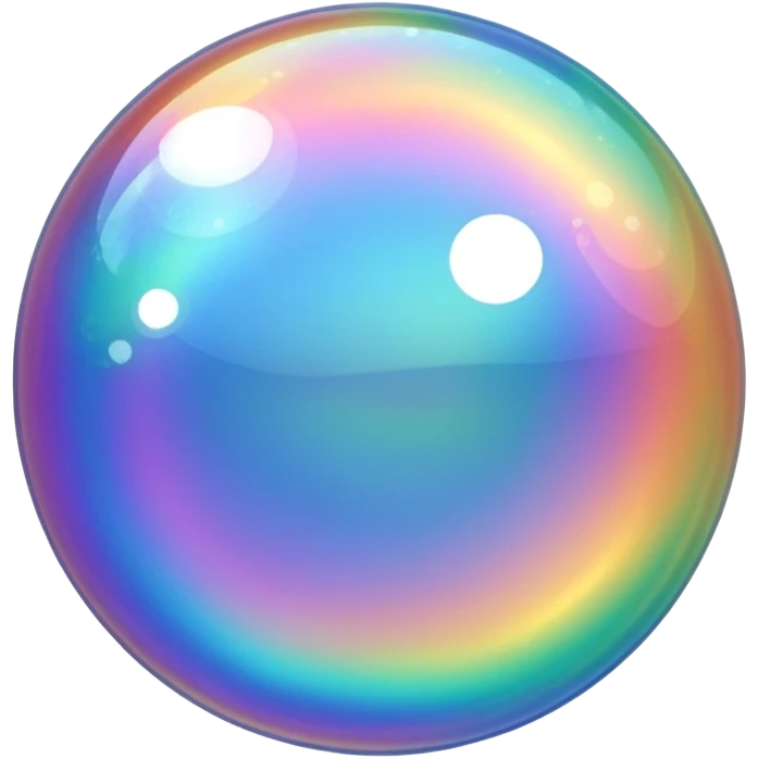 sparkling bubble emoji