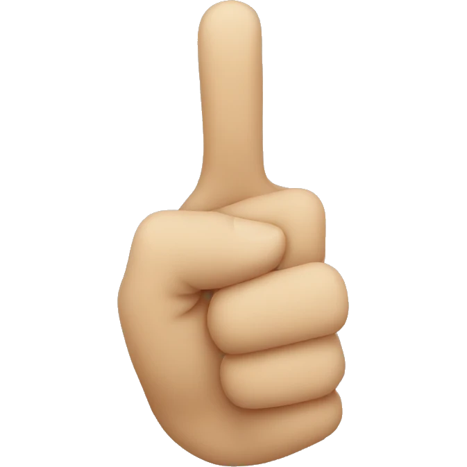 Pointing emoji