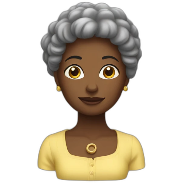 Maman esseulée black emoji