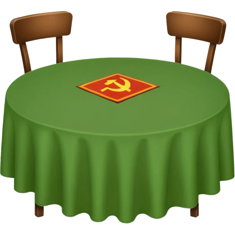 стол с зеленая подложка ссср вид сверху emoji