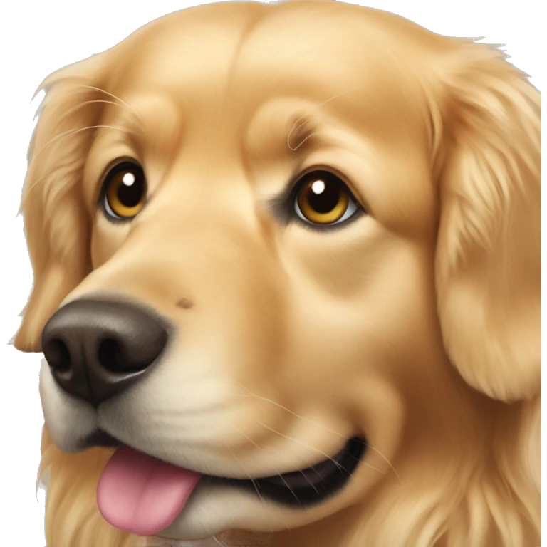 Tine Golden Retriever  emoji