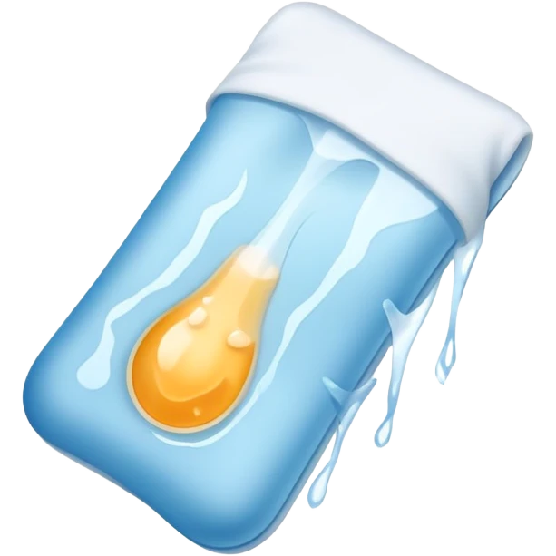 Ice pack on injured tendon emoji