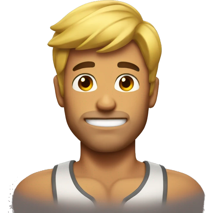 handsome musle emoji
