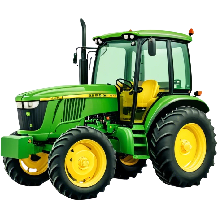 Tractor - John Deere 5055E (Model Year: 2021) (Iconic colour: Green with yellow) emoji