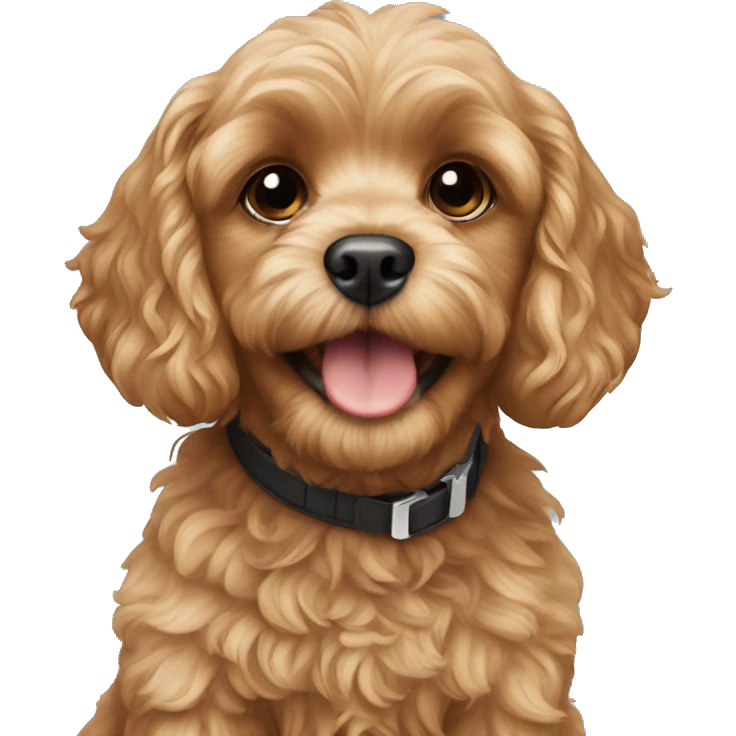 Sister and brother cavoodle emoji
