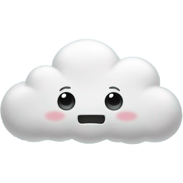 A cloud emoji