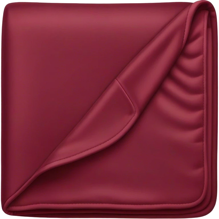  folded blanket Burgundy emoji