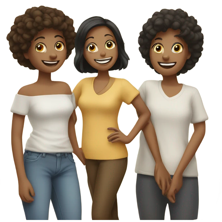 3 best friends  emoji
