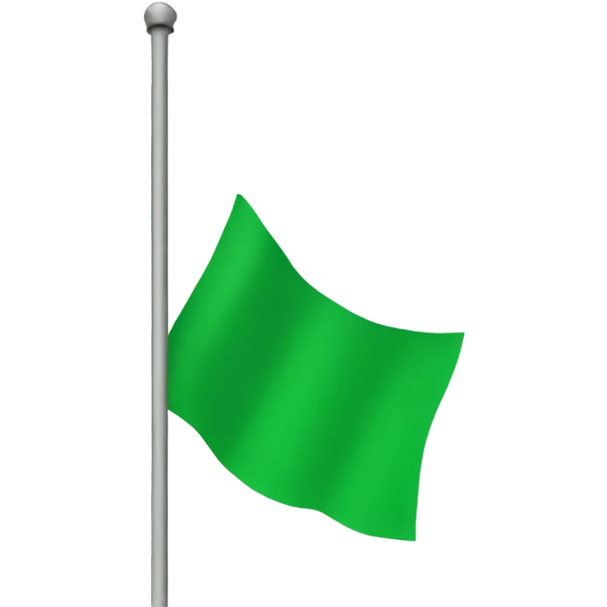 Green flag emoji
