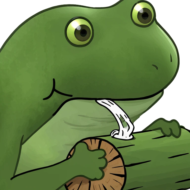 Sucking a log emoji