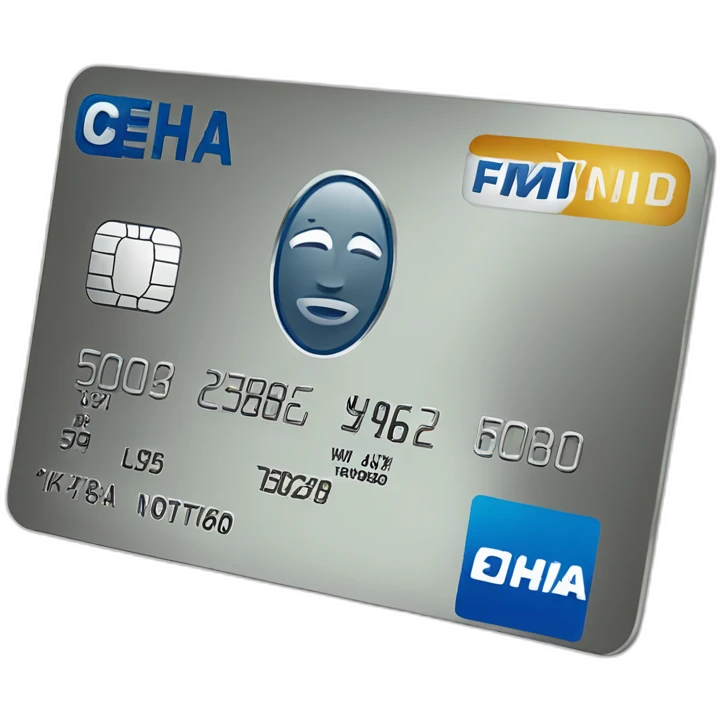 american express credit card with name Ceha on it emoji