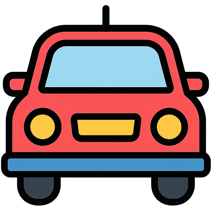 colored car icon emoji