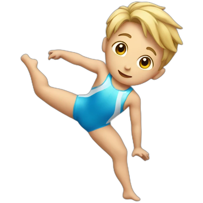boy gymnast emoji