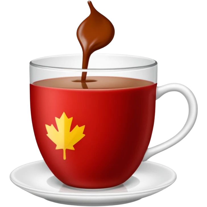 Çay bardağı ile çay emoji