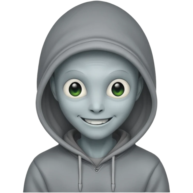 alien wear hoodie in guardian of the galaxy emoji