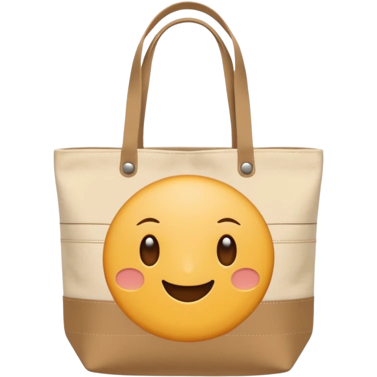 Organic tote bag emoji