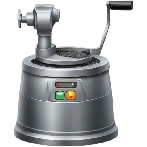 Grinder machine emoji. emoji