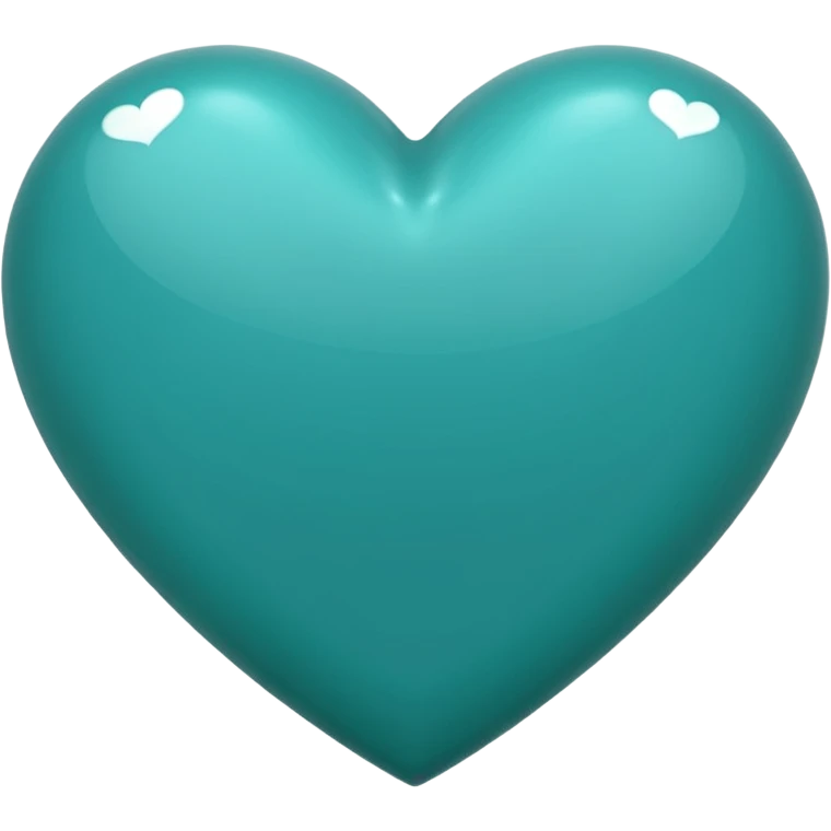 Teal heart emoji