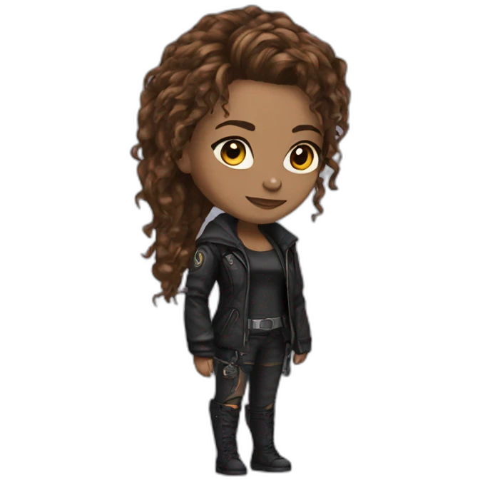 Hermione cyberpunk emoji