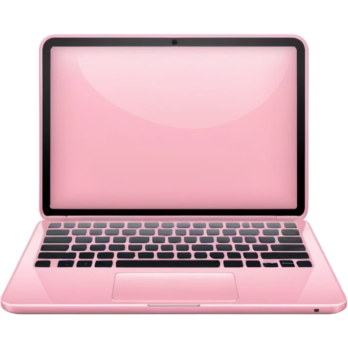 pastel pink laptop emoji