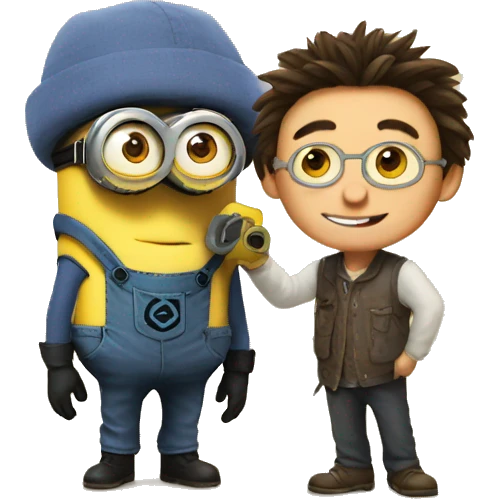 Minion with edgar emoji