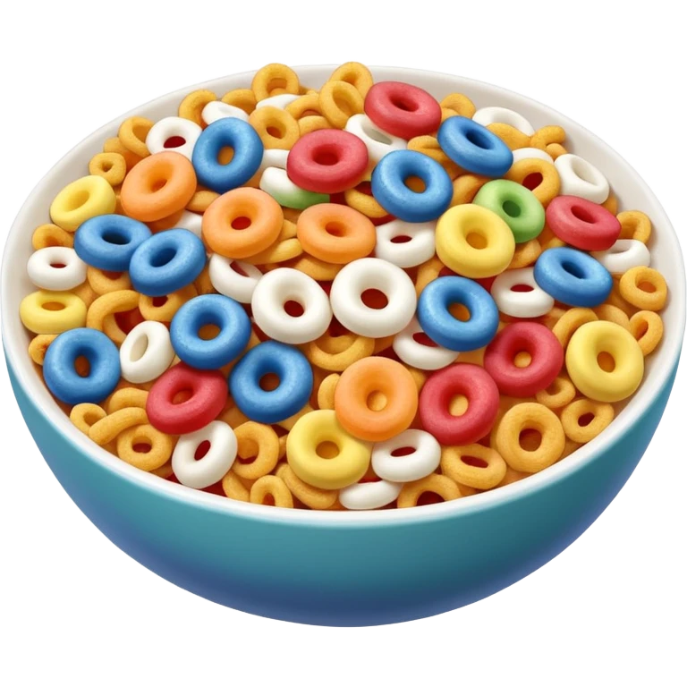 cereal froot loops emoji