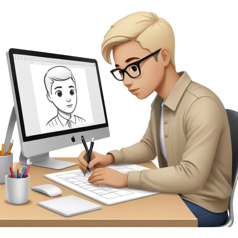 product designer at work emoji