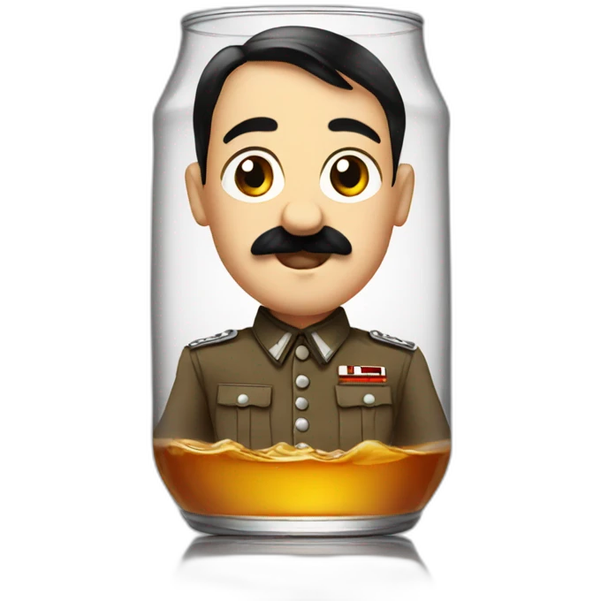 Hitler drink emoji
