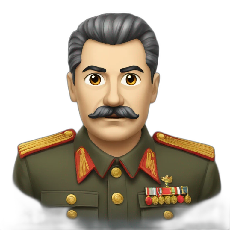 Stalin fait un salut militaire  emoji