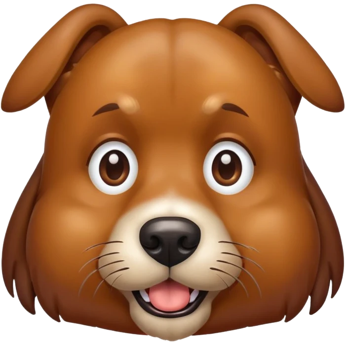 A dog with big nails  emoji