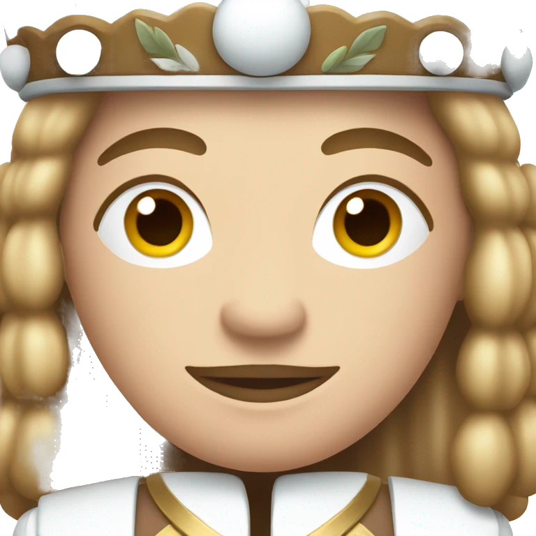 white and brown nutcracker emoji