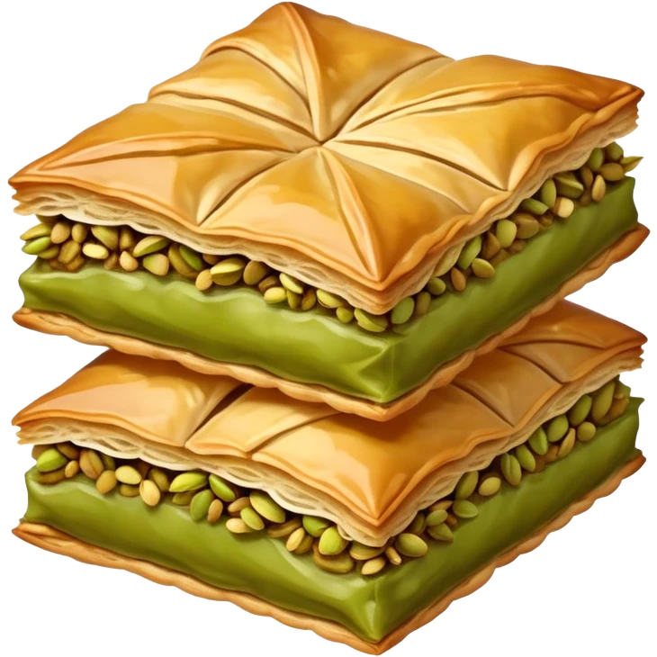 Pistachio baklava  emoji