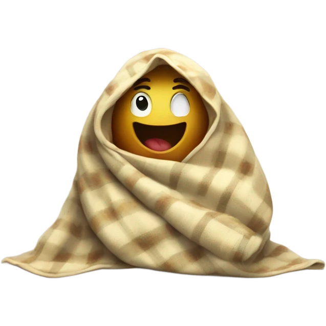 happy pepper in blanket emoji