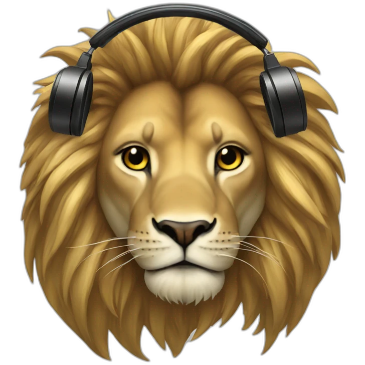 Dj lion emoji