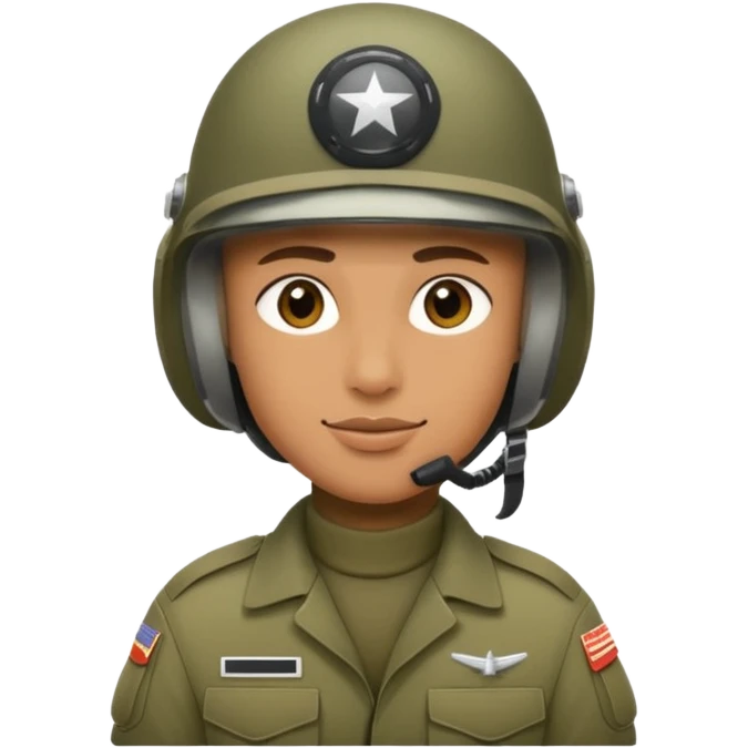 army soldier  PLANE helmet  emoji