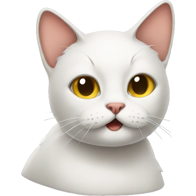 sick cat emoji