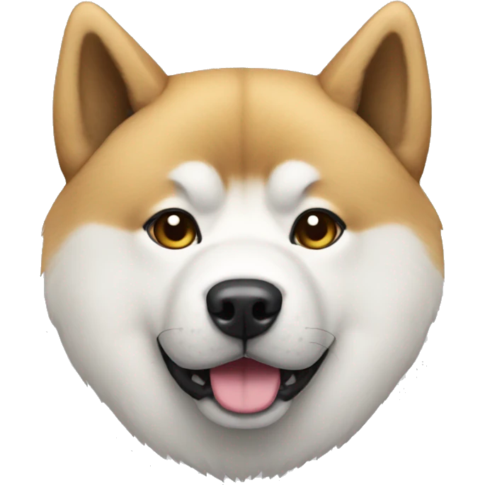 akita inu blanco emoji