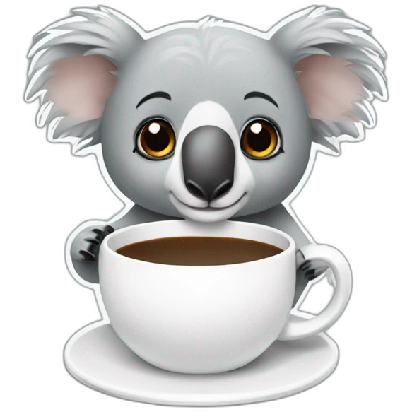 koala-with-coffee emoji